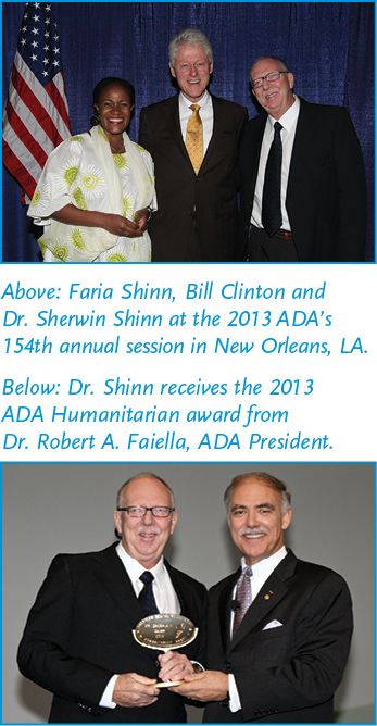 Dr Shinn receives ADA award pic